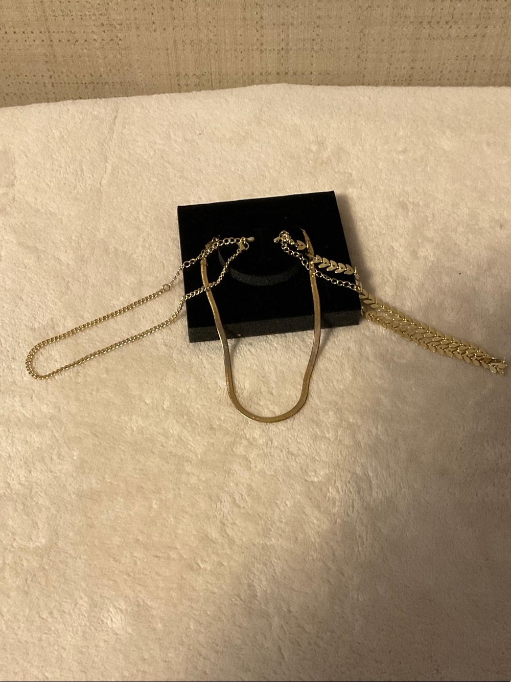 Gold Multi-Chain Women's Bracelet Set - Unbranded